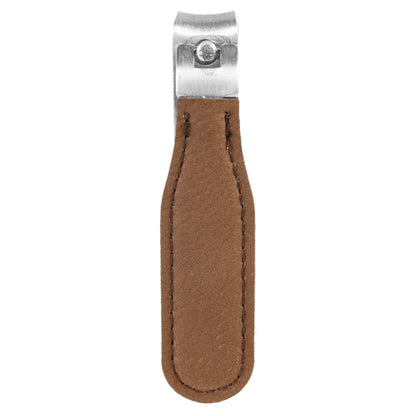 Personalized Laser Engraved Dark Brown  Leatherette Nail Clipper