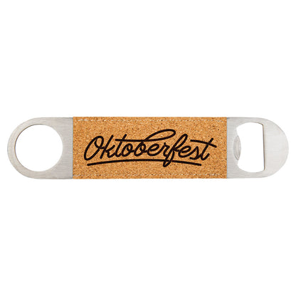 Personalized Laser Engraved 1 1/2" x 7" Cork Bottle Opener