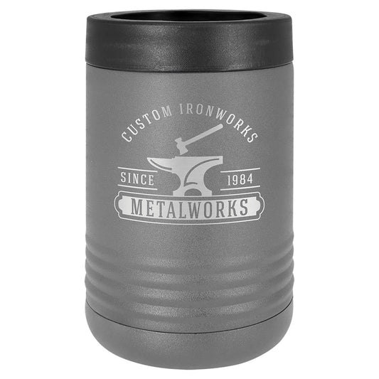 Personalized Laser Engraved Polar Camel Dark Gray Stainless Steel Vacuum Insulated Beverage Holder