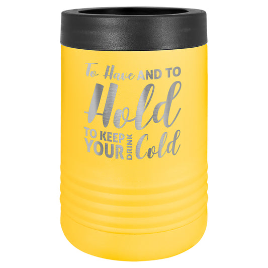 Personalized Laser Engraved  Yellow Polar Camel Beverage Holder