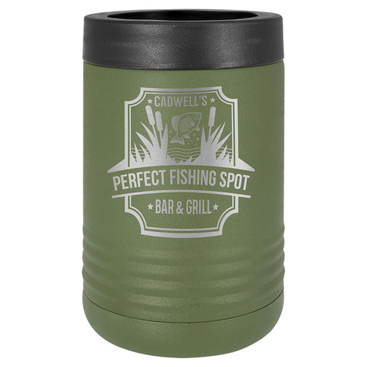 Personalized Laser Engraved Polar Camel Olive Green Stainless Steel Vacuum Insulated Beverage Holder