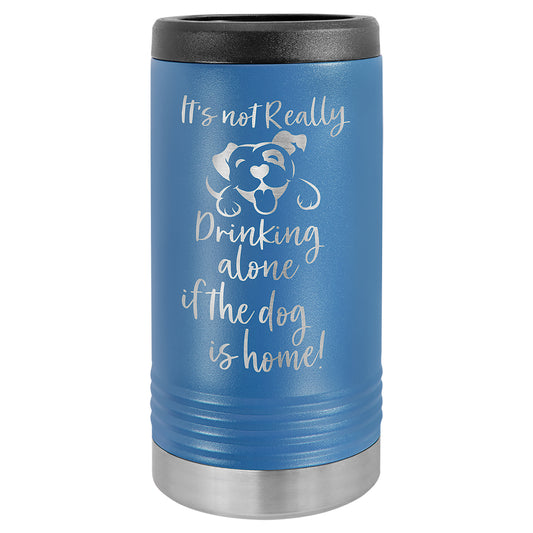 Personalized Laser Engraved  Royal Blue Polar Camel Slim Beverage Holder