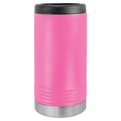 Personalized Laser Engraved Polar Camel Pink Slim Beverage Holder