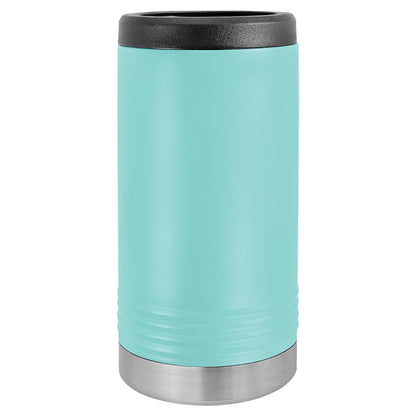 Personalized Laser Engraved Polar Camel Teal Slim Beverage Holder