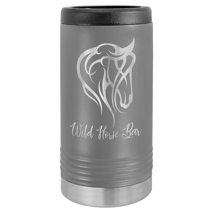 Personalized Laser Engraved  Gray Polar Camel Slim Beverage Holder