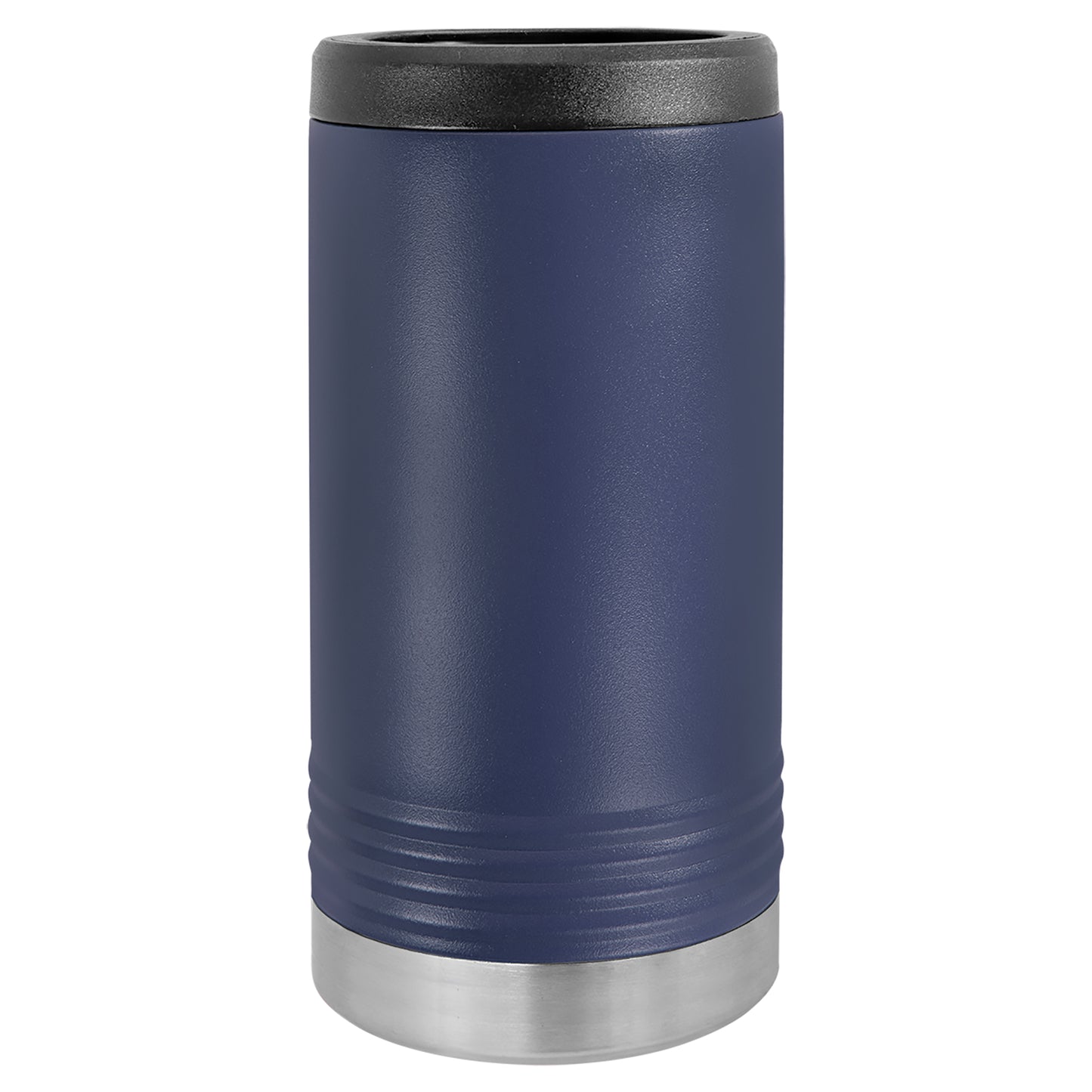 Personalized Laser Engraved  Navy Blue Polar Camel Slim Beverage Holder