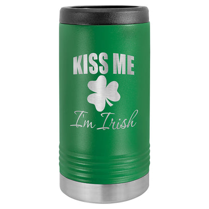 Personalized Laser Engraved Polar Camel Green Slim Beverage Holder