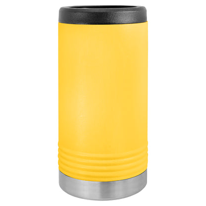 Personalized Laser Engraved  Yellow Polar Camel Slim Beverage Holder