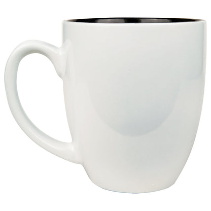 Personalized Laser Engraved 16 oz. White Ceramic Bistro LazerMug