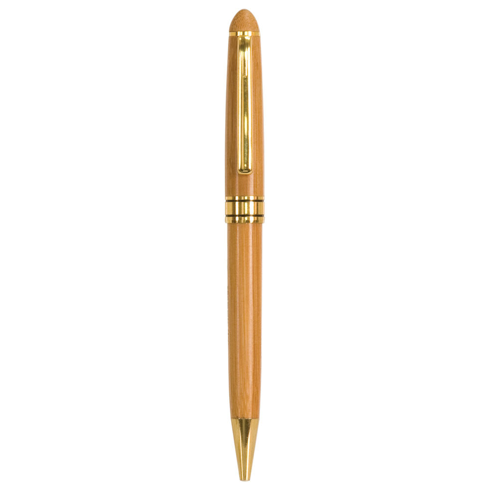 Personalized Laser Engraved Wide Bamboo Pen