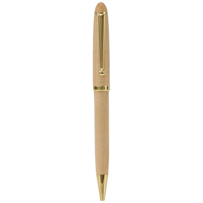 Personalized Laser Engraved Wide Maple Ballpoint Pen