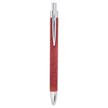 Personalized Laser Engraved Rose  Leatherette Pen