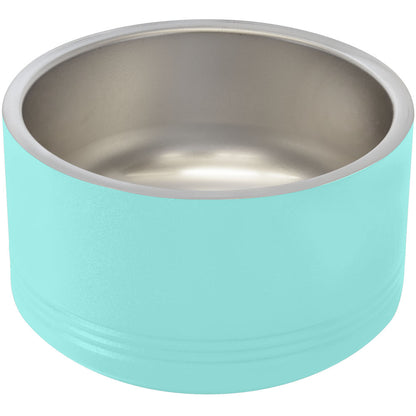 Personalized Laser Engraved Polar Camel 18 oz. Small Teal Pet Bowl