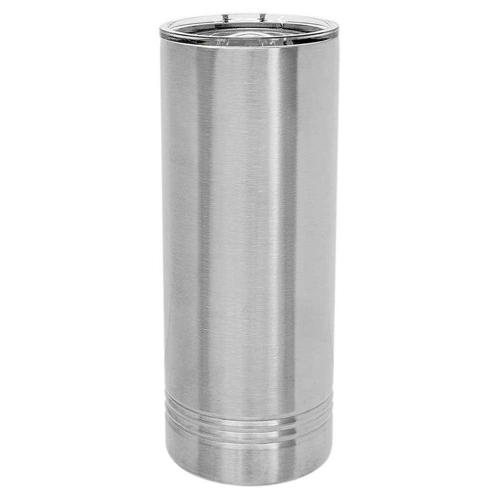 Personalized Laser Engraved Polar Camel 22 oz. Stainless Steel Skinny Tumbler with Slider Lid