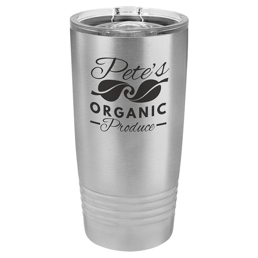 Personalized Laser Engraved Polar Camel 20 oz. Stainless Steel Insulated Ringneck Tumbler with Slider Lid