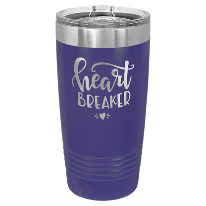 Personalized Laser Engraved Polar Camel 20 oz. Purple Insulated Ringneck Tumbler with Slider Lid