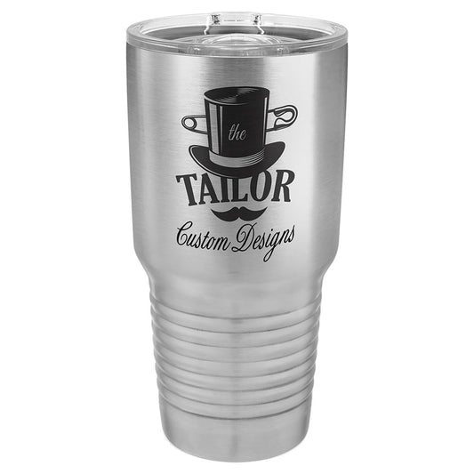 Personalized Laser Engraved Polar Camel 30 oz. Stainless Steel Insulated Ringneck Tumbler with Silder Lid