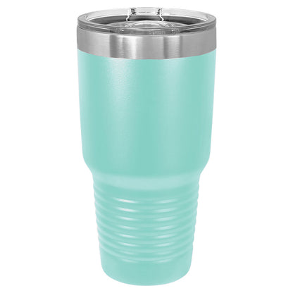 Personalized Laser Engraved Polar Camel 30 oz. Teal Insulated Ringneck Tumbler with Slider Lid