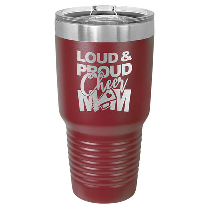 Personalized Laser Engraved Polar Camel 30 oz. Maroon Insulated Ringneck Tumbler with Slider Lid