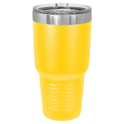 Personalized Laser Engraved Polar Camel 30 oz. Yellow Insulated Ringneck Tumbler with Slider Lid