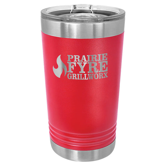 Personalized Laser Engraved  Red oz Polar Camel Pint Tumbler with Slider Lid