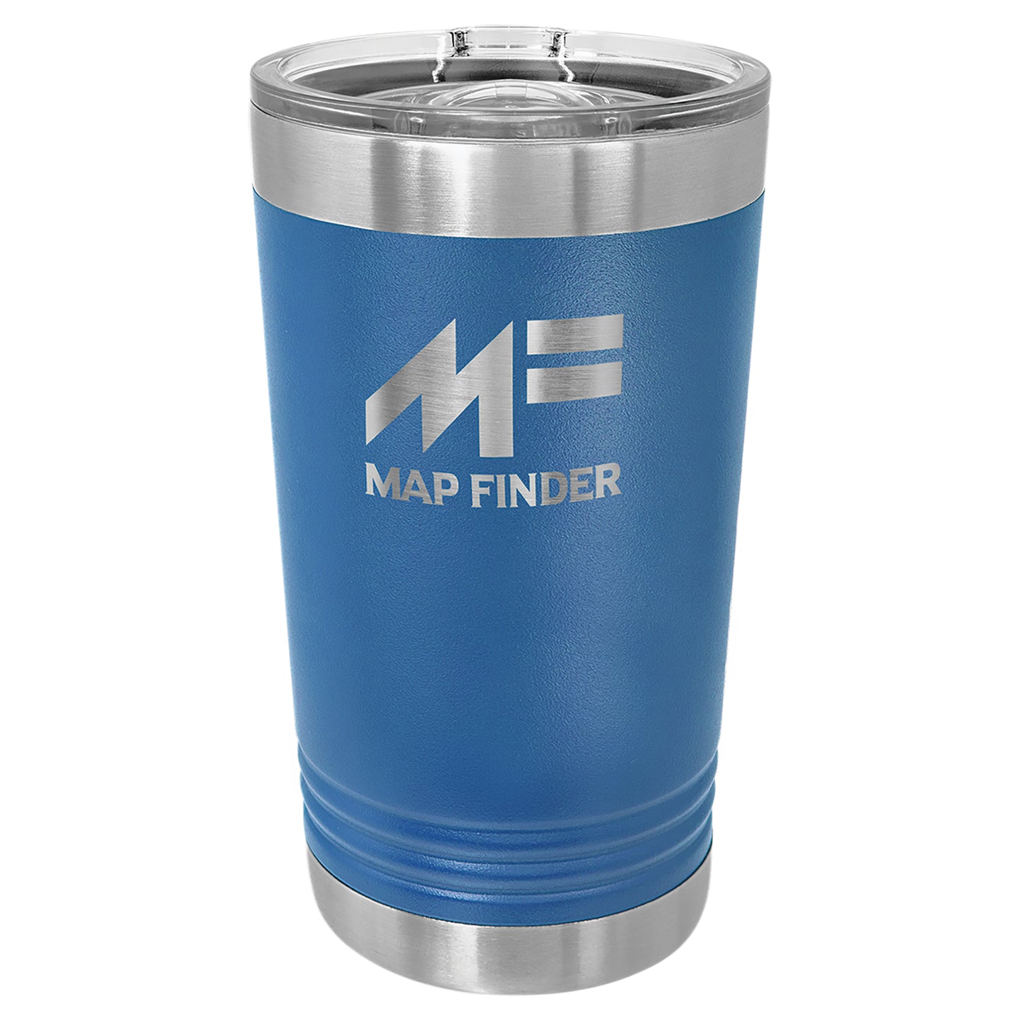 Personalized Laser Engraved  Royal Blue oz Polar Camel Pint Tumbler with Slider Lid