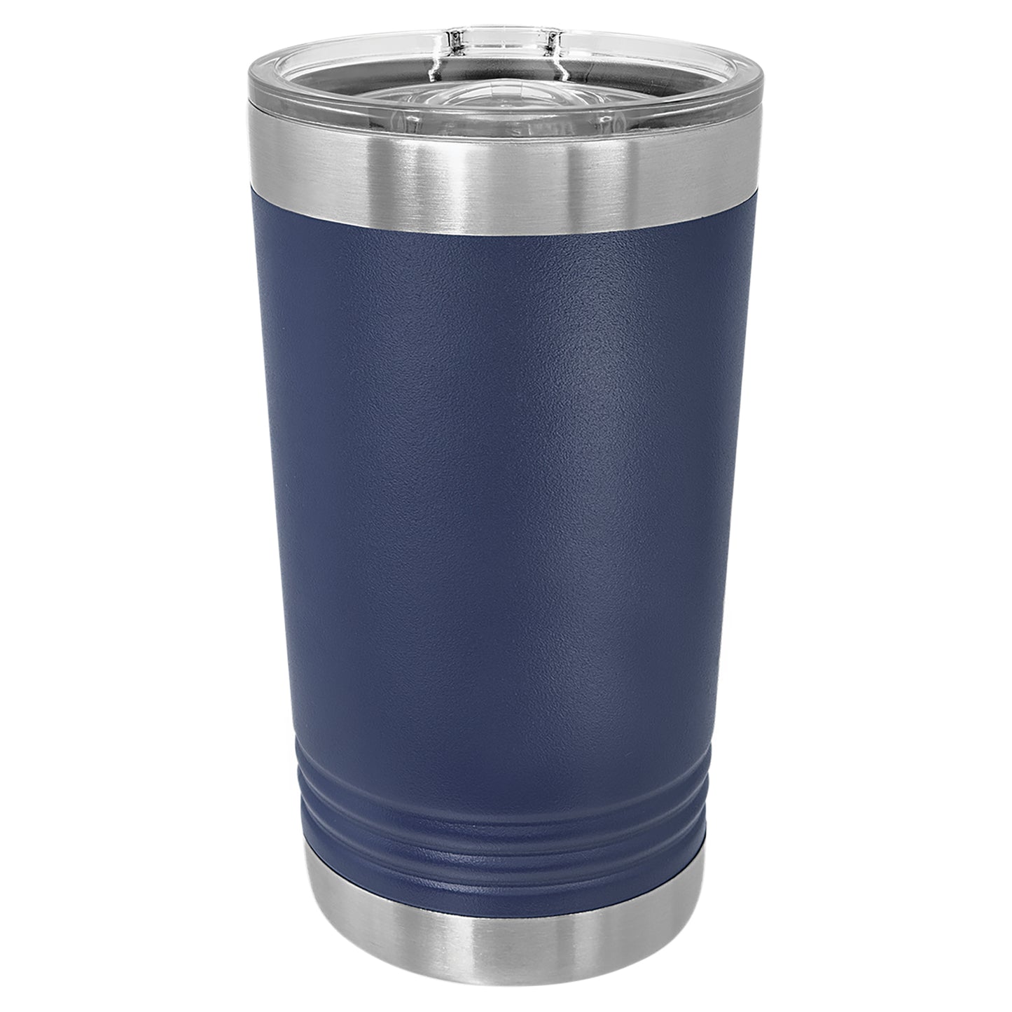 Personalized Laser Engraved  Navy Blue oz Polar Camel Pint Tumbler with Slider Lid