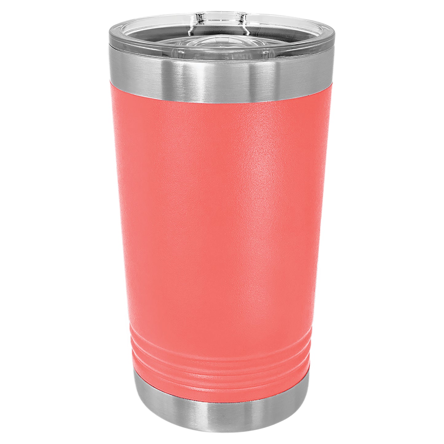 Personalized Laser Engraved  Coral oz Polar Camel Pint Tumbler with Slider Lid