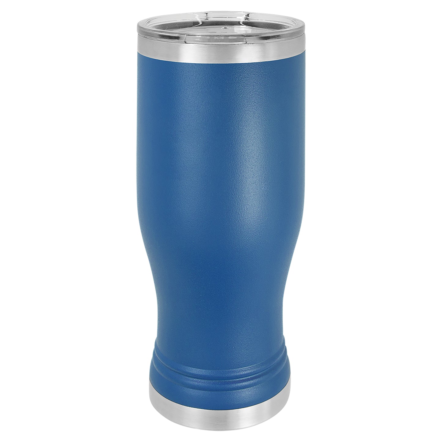 Personalized Laser Engraved  Royal Blue 20 oz. Polar Camel Pilsner Tumbler with Clear Lid