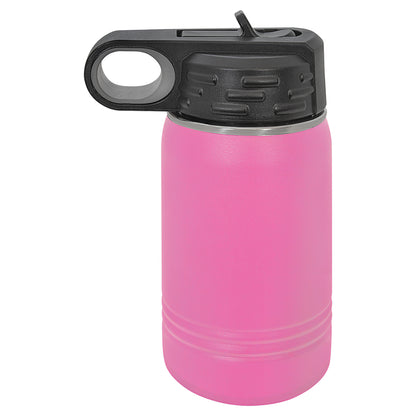 Personalized Laser Engraved  Pink 12 oz. Polar Camel Water Bottle