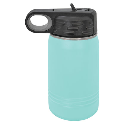 Personalized Laser Engraved  Teal 12 oz. Polar Camel Water Bottle