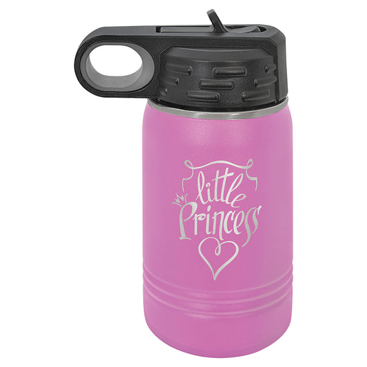 Personalized Laser Engraved  Light Purple 12 oz. Polar Camel Water Bottle