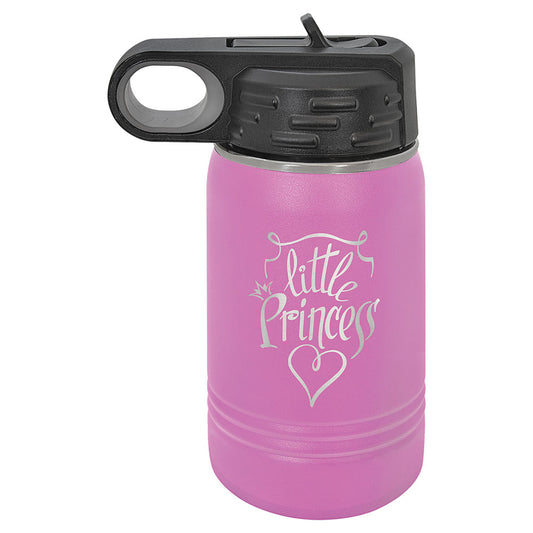 Personalized Laser Engraved Polar Camel 12 oz. Light Purple Water Bottle