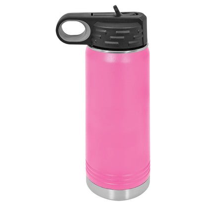 Personalized Laser Engraved Polar Camel 20 oz. Pink Water Bottle