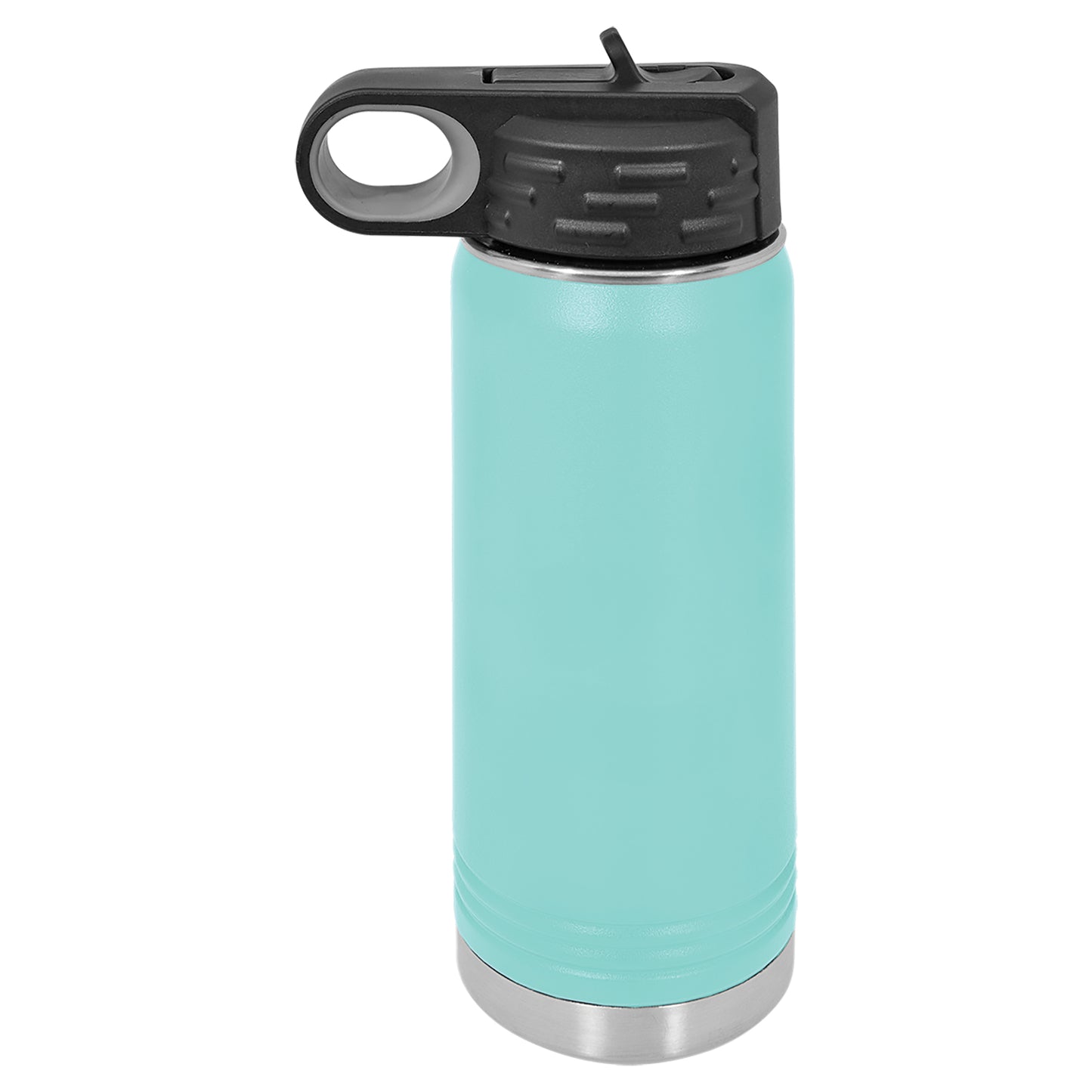 Personalized Laser Engraved  Teal 20 oz. Polar Camel Water Bottle