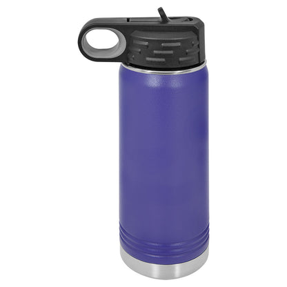 Personalized Laser Engraved Polar Camel 20 oz. Purple Water Bottle