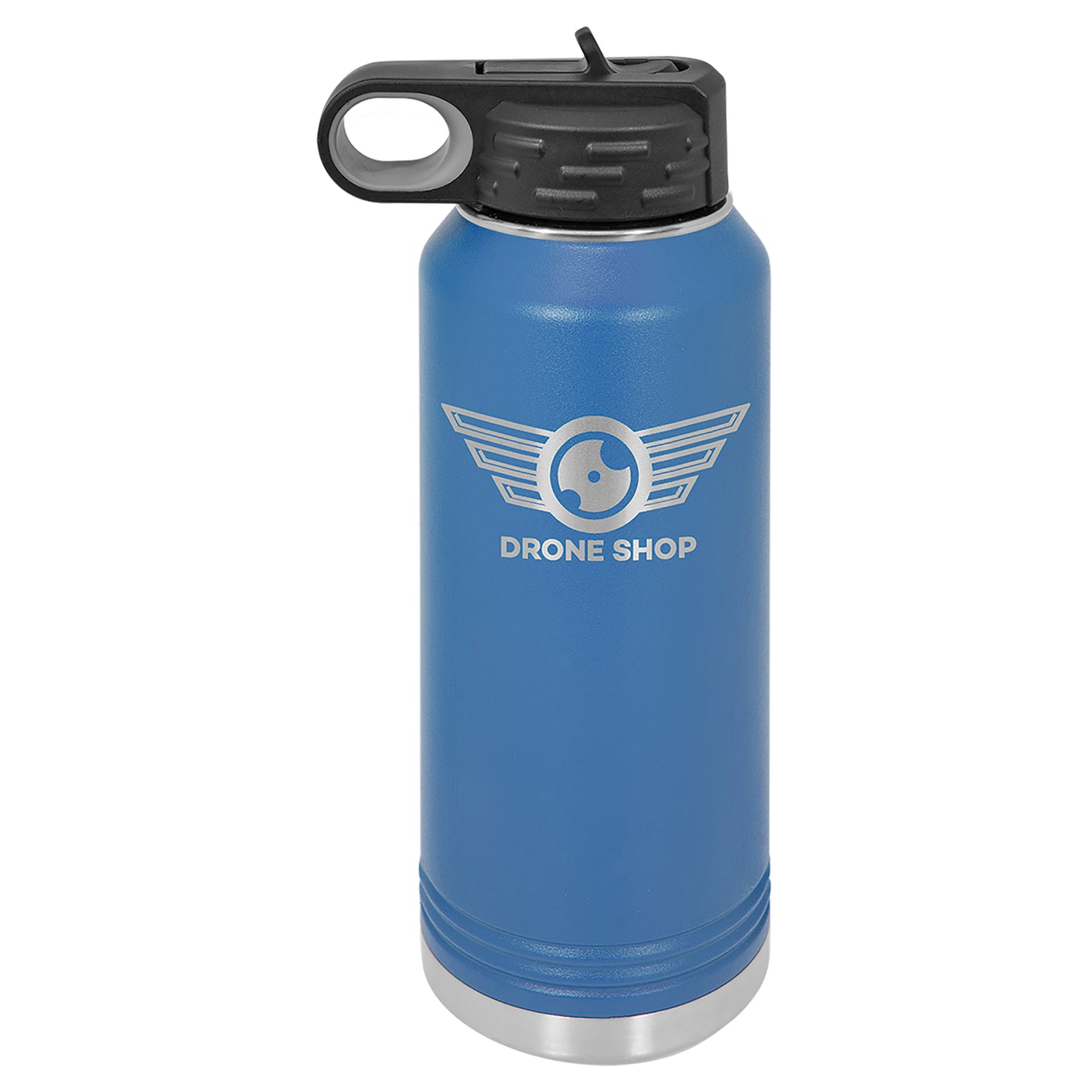 Personalized Laser Engraved  Royal Blue 32 oz. Polar Camel Water Bottle