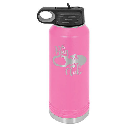 Personalized Laser Engraved  Pink 32 oz. Polar Camel Water Bottle