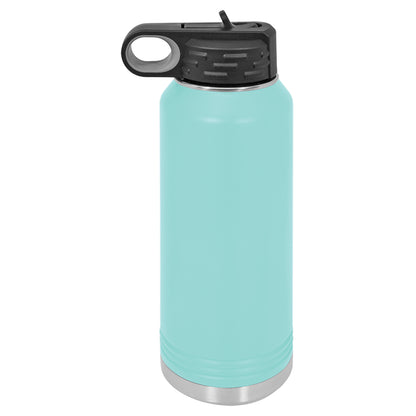 Personalized Laser Engraved  Teal 32 oz. Polar Camel Water Bottle