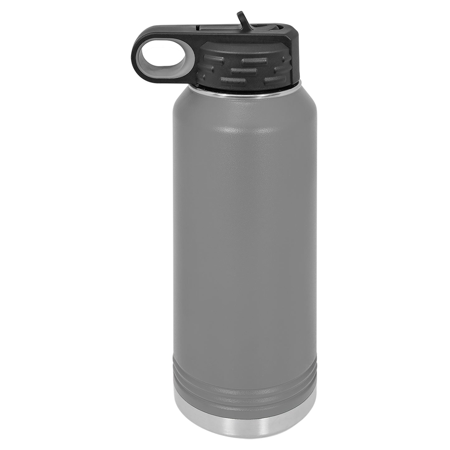 Personalized Laser Engraved  Dark Gray 32 oz. Polar Camel Water Bottle