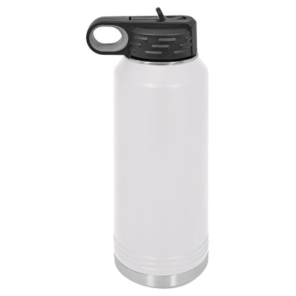 Personalized Laser Engraved  White 32 oz. Polar Camel Water Bottle