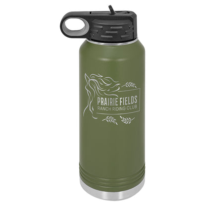 Personalized Laser Engraved  Olive Green 32 oz. Polar Camel Water Bottle