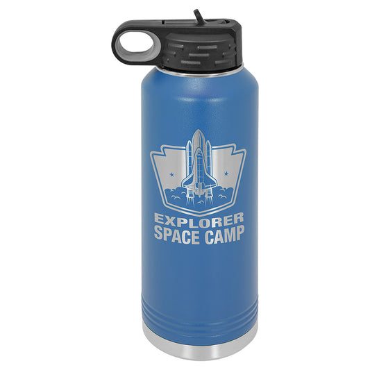 Personalized Laser Engraved  Royal Blue 40 oz. Polar Camel Water Bottle