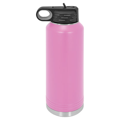 Personalized Laser Engraved  Light Purple 40 oz. Polar Camel Water Bottle