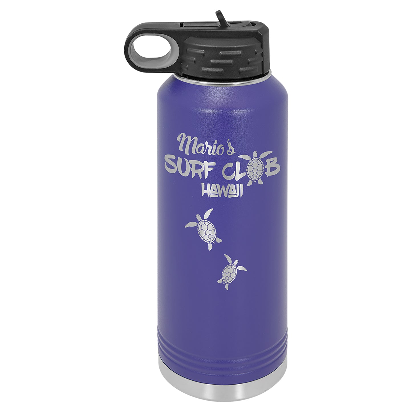 Personalized Laser Engraved  Purple 40 oz. Polar Camel Water Bottle