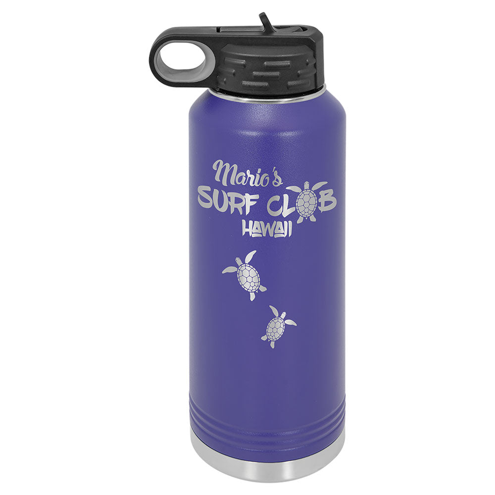 Personalized Laser Engraved Polar Camel 40 oz. Purple Water Bottle