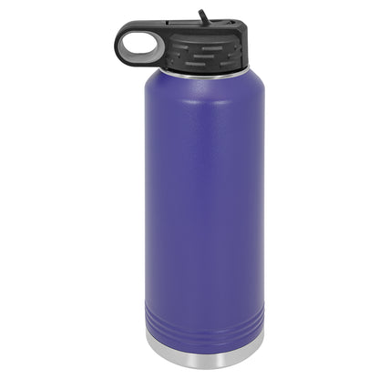 Personalized Laser Engraved  Purple 40 oz. Polar Camel Water Bottle