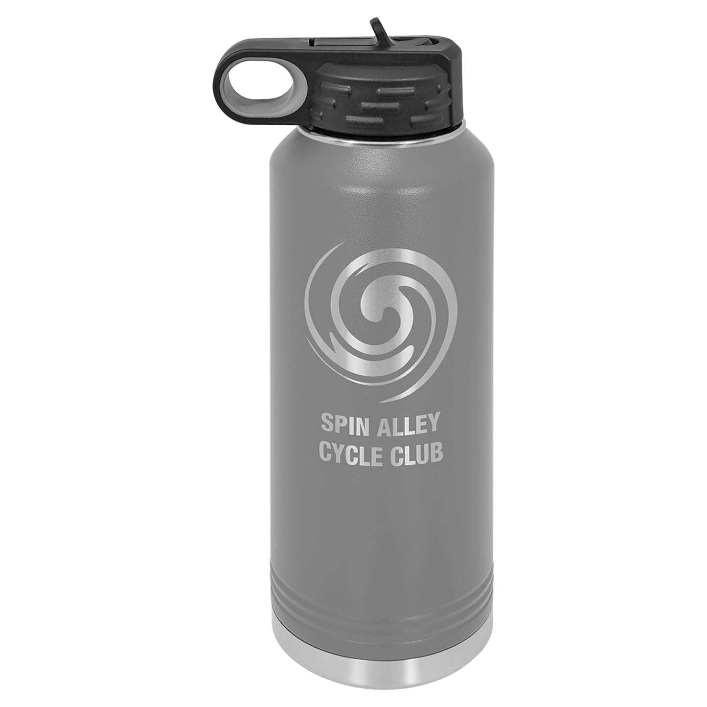 Personalized Laser Engraved  Dark Gray 40 oz. Polar Camel Water Bottle