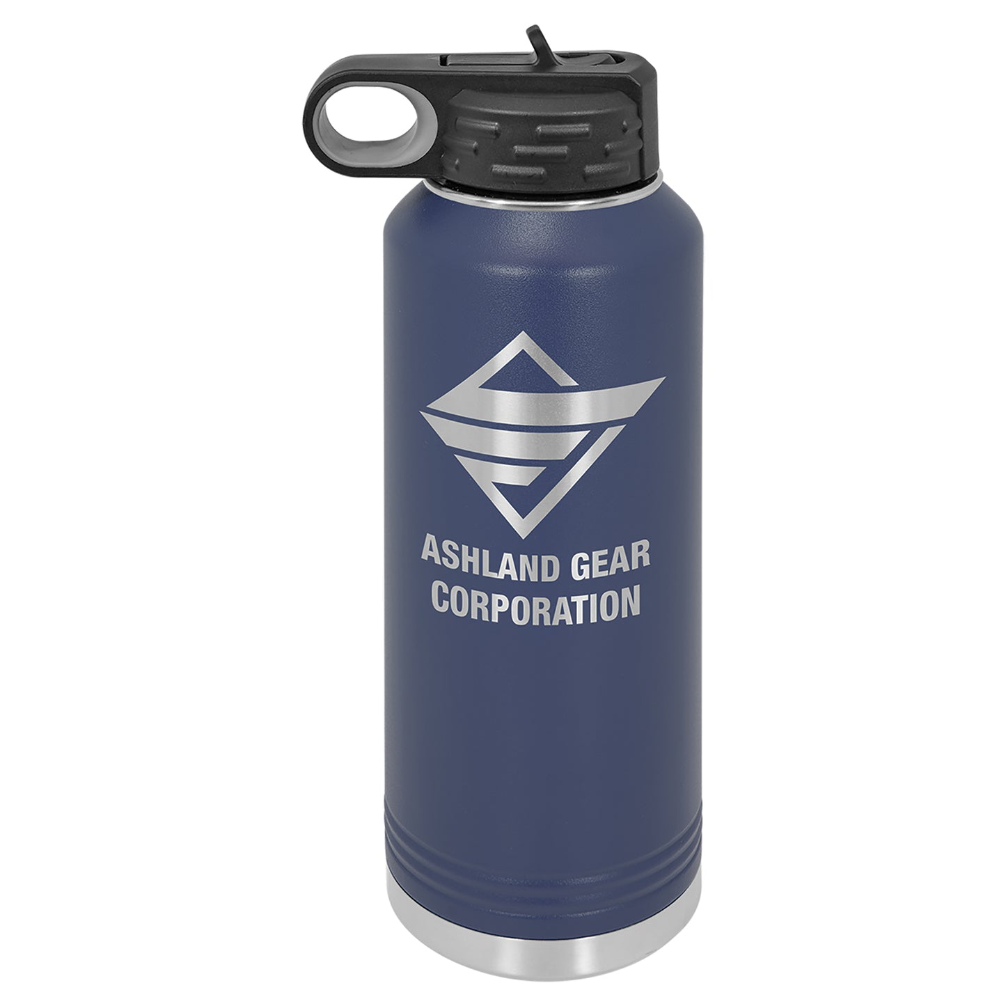 Personalized Laser Engraved  Navy Blue 40 oz. Polar Camel Water Bottle