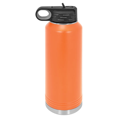 Personalized Laser Engraved  Orange 40 oz. Polar Camel Water Bottle